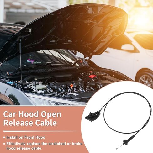 NO.FT4Z16916B/FT4Z16916C Front Hood Release Cable Fit for Ford Edge for Lincoln MKX Nautilus 2015-2024 Engine Hood Latch Cable in Saudi Arabia