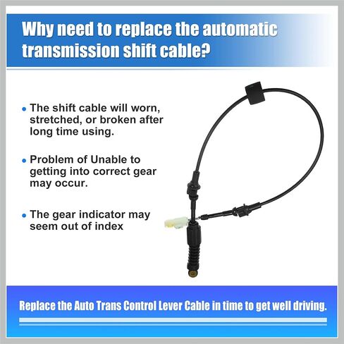 كابل ناقل الحركة الأوتوماتيكي لـ Corvette C5 1997-2002 نطاق تجميع كابل رافعة التحكم التلقائي في مجموعة رافعة 12559260 استبدال قطع غيار السيارات in Kuwait