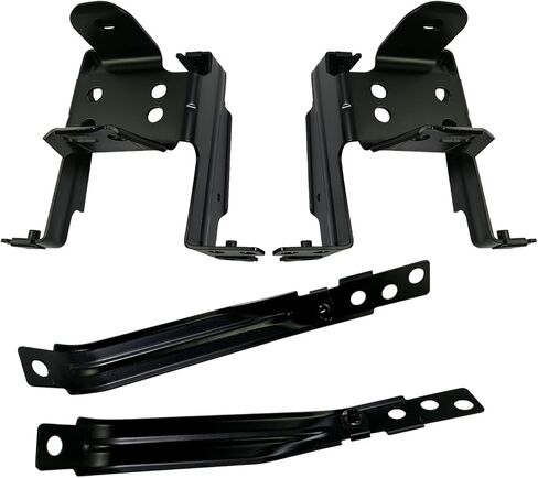4PCS Front Bumper Reinforcement Bracket & Inner Bracket for 2011-2014 2012 2013 GMC Sierra 2500HD 3500HD Driver and Passenger Side GM1062104, GM1063104 | 25993619, 25993620 in Saudi Arabia