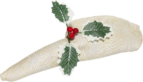 مجموعة حلقات مناديل التوت الأحمر لعيد الميلاد مكونة من 6 قطع، حامل مناديل قماش لإعداد الطاولة، حلقات منديل كوز الصنوبر في المزرعة الريفية مع التوت والديكور لتتناسب مع طاولة طعام العشاء في العطلات (أحمر وأخضر، 1.4 بوصة) in Kuwait