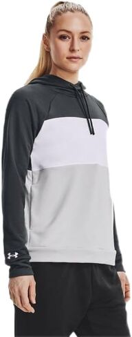 Under Armour Qualifier Fleece Blocked Womens Hoodie M in Kuwait