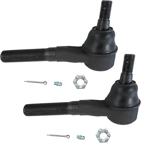 Detroit Axle - 2WD Front 12pc Suspension Kit for 00-02 Dodge Ram 2500 3500, 4 Upper Lower Ball Joints 4 Outer Inner Tie Rods 2 Adjustment Sleeves 1 Idler Arm 1 Pitman Arm 2000 2001 2002 Replacement in Saudi Arabia