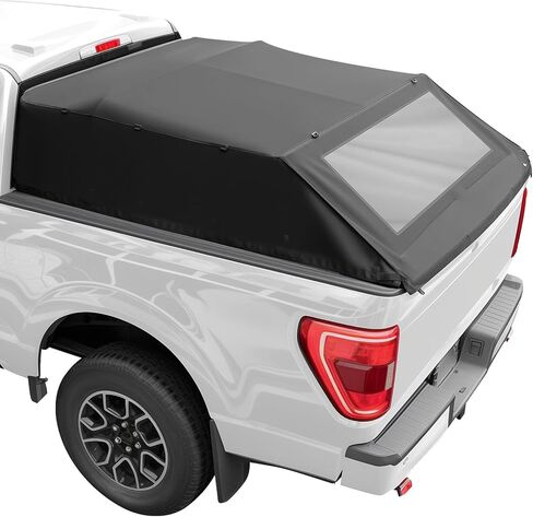 سرير شاحنة JOYTUTUS قابل للطي، غطاء ناعم متوافق مع F150 2015-2025 مع سرير 5.5 قدم، غطاء شاحنة العربة in Kuwait