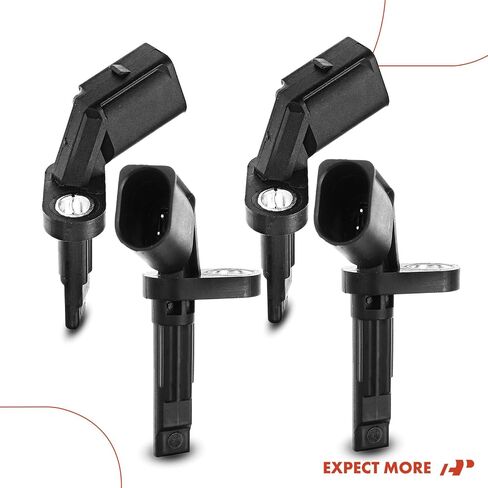 A-Premium Front and Rear ABS Wheel Speed Sensors Compatible with Audi, Volkswagen Models - A4, Q5, A5, A6, R8, A4 allroad, A4 Quattro, A5 Quattro, A6 Quattro, A7 Quattro, Phaeton - 4-PC Set in Saudi Arabia