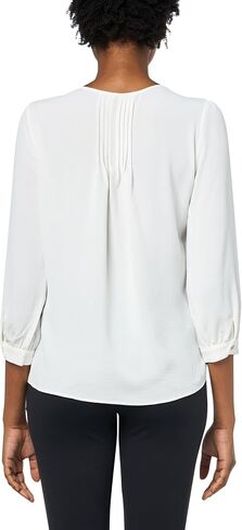 Tommy Hilfiger Women's Pintuck Long Sleeve Chiffon Blouse in Saudi Arabia