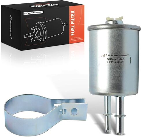 A-Premium Fuel Filter Compatible with Chevrolet Cobalt 2005-2010 & Pontiac G3 2009-2010, G3 Wave 2009, G5 2007-2010, Pursuit 2005-2006 & Saturn Ion 2003-2007, 1.6L 2.0L 2.2L 2.4L in Saudi Arabia
