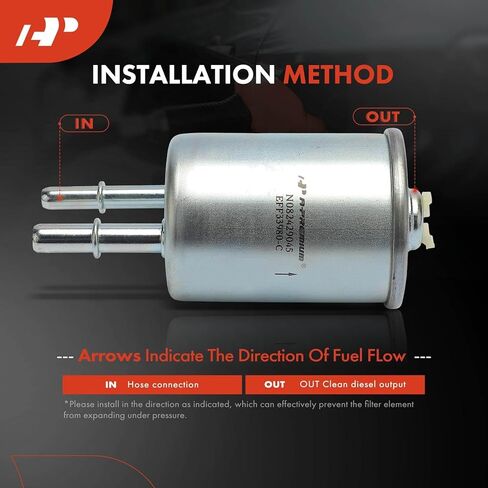 A-Premium Fuel Filter Compatible with Chevrolet Cobalt 2005-2010 & Pontiac G3 2009-2010, G3 Wave 2009, G5 2007-2010, Pursuit 2005-2006 & Saturn Ion 2003-2007, 1.6L 2.0L 2.2L 2.4L in Saudi Arabia