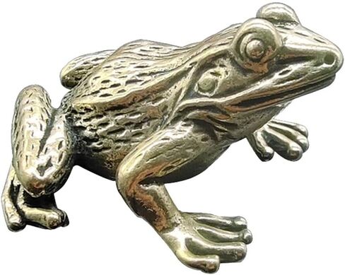 TEAMWILL Small Brass Metal Statue Ornament Animal Figurines Figurine House Office Table Decoration (Lion) in Saudi Arabia