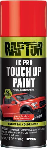 Raptor 1K Pro Universal Touch Up Paint Spray, Professional Grade, Tough & Durable, Extra Protection, Black in Kuwait