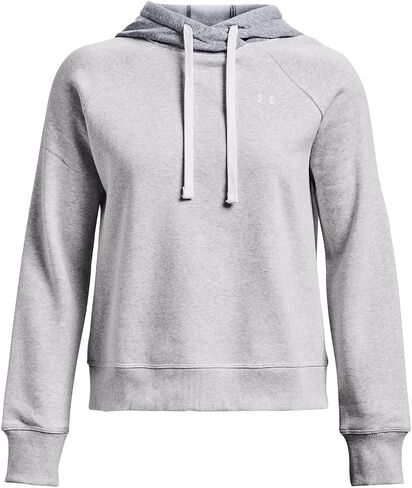 Under Armour - سترة نسائية من الصوف Rival Cb، لون قنديل البحر متوسط ​​منقط/كحلي منتصف الليل/أبيض (537)، المقاس: X-Large in Saudi Arabia