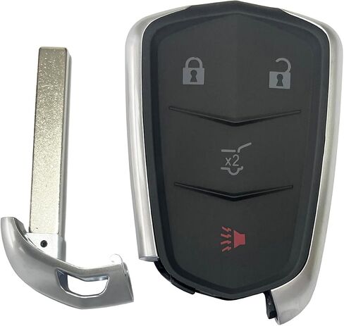 غطاء مفتاح فوب بديل مناسب لكاديلاك XT4 XT5 XT6 SRX ATS CTS SRX XTS Escalade حافظة مفاتيح عن بعد للدخول بدون مفتاح 5 أزرار in Kuwait