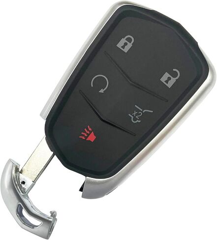 غطاء مفتاح فوب بديل مناسب لكاديلاك XT4 XT5 XT6 SRX ATS CTS SRX XTS Escalade حافظة مفاتيح عن بعد للدخول بدون مفتاح 5 أزرار in Kuwait