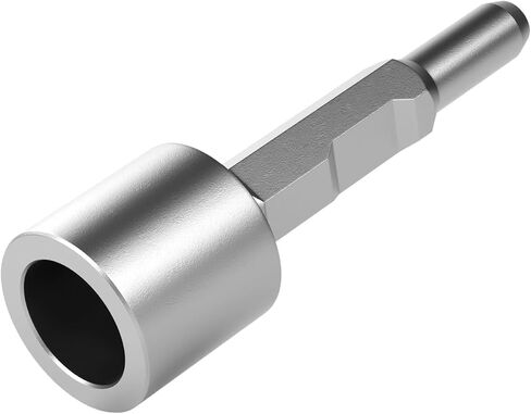 SDS Max Shank T-Post Driver for Driving T Posts, 2-3/20 Inch Diameter Head Ground Rod Driver, 40 Cr 8-2/3 Inches Long Ground Rod Adapter, ldeal for Driving T Posts, Fence Postsand Ground Rods in Saudi Arabia