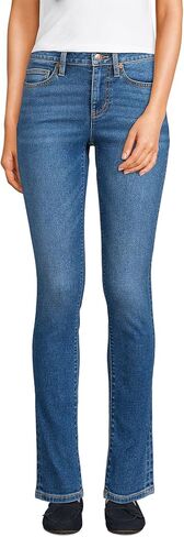Lands' End Women's Recover Denim Mid Rise Slim Leg Jeans in Saudi Arabia