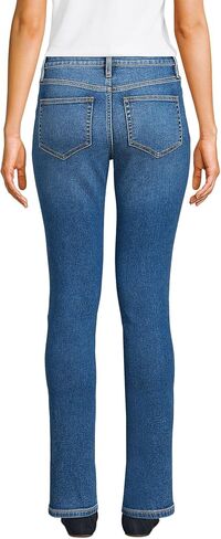 Lands' End Women's Recover Denim Mid Rise Slim Leg Jeans in Saudi Arabia