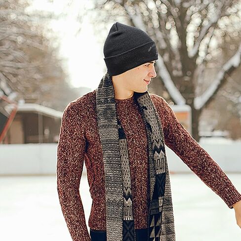 Custom Beanies for Men Paris Travel Eiffel Tower Embroidery Winter Hats for Women Acrylic Skull Cap 1 Size in Kuwait