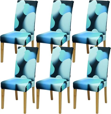 Dining Chair Cover,Dining Room Chair Covers Set of 4,Stretch Kitchen Chair Cover,Washable Dining Chair Cover,Parsons Chair Slipcovers Protective,for Home,Restaurant,Banquet(Dark Gray) in Saudi Arabia