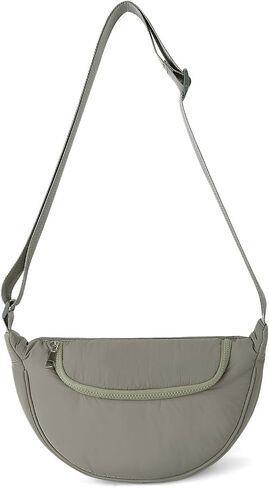 Crossbody Bags for Women Crescent Bag Nylon Sling Bag Purse with Adjustable Strap for Travel Daily in Saudi Arabia