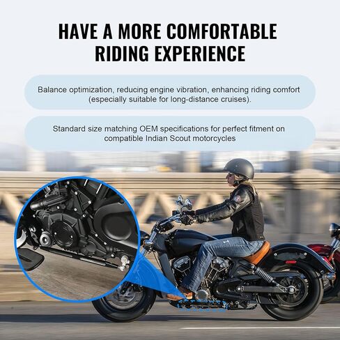 Newsmarts 1 قطعة 2 فتحة من الألومنيوم، سبائك الصلب Powersports أجزاء قضيب ربط والعتاد شيفتر أسود للكشافة الهندية Hussar Bobber Scout Sixty 15-2024 in Saudi Arabia