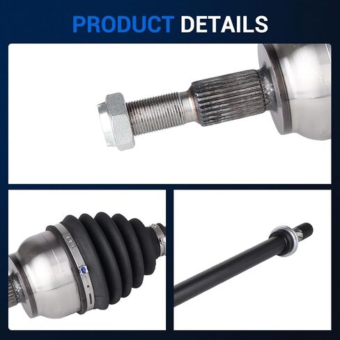 Autoround 662305 CV Axle Assembly Compatible with Ford Focus 2012 2013 2014 2015 2016 2017 2018, L4 2.0L, Automatic Dual Clutch Trans., Front Right Passenger Side in Saudi Arabia