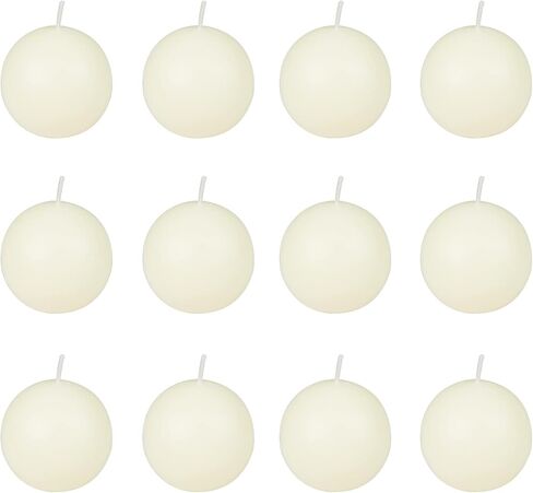2 Inch Pale Ivory Ball Candles in Saudi Arabia