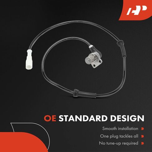 A-Premium 2PC Set Front ABS Wheel Speed Sensor Compatible with BMW - E30 Series 325iX 1988 1989 1990 1991 - Front Driver and Passenger Side, 2-PC Set, Replace# 34521178788 in Saudi Arabia