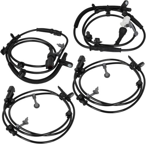 OCPTY 4pcs ABS Sensor Left Front Right Rear Fit for Ford Edge 2007-2014 ABS Wheel Speed Sensor ALS1622 ALS1934 in Saudi Arabia