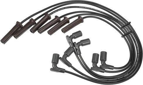 ACROPIX Car Spark Plug Coil Wires Ignition Coil Harness Cable 7mm Fit for Buick LeSabre Lucerne Park Avenue 3.8L No.12192470/12192189 - Pack of 6 in Saudi Arabia