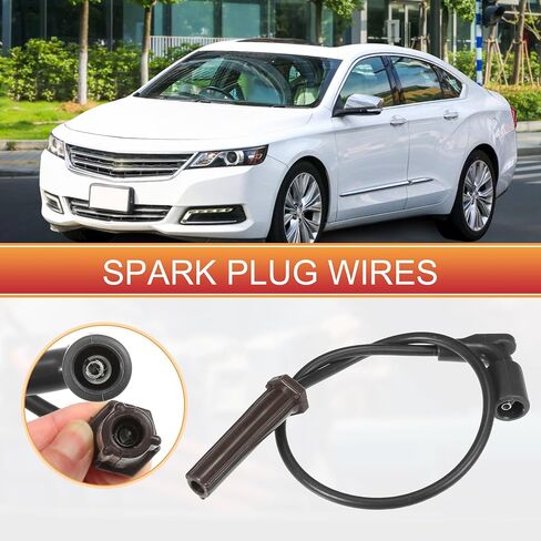 ACROPIX Car Spark Plug Coil Wires Ignition Coil Harness Cable 7mm Fit for Buick LeSabre Lucerne Park Avenue 3.8L No.12192470/12192189 - Pack of 6 in Saudi Arabia