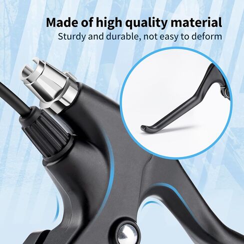 2 Pin Brake Levers for Electric Bicycle, Brake Lever Handle Bar Grips 2 Wires Left & Right E-Bike Replacement Parts (1 Pair) in Kuwait