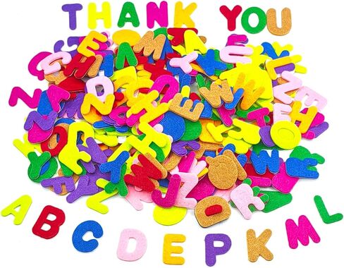 Letter Foam Stickers,1044 Pieces Self Adhesive Puffy Craft Alphabet Stickers, Alphabet Letters ABC for Crafts for Kids and Classroom Stickers in Saudi Arabia