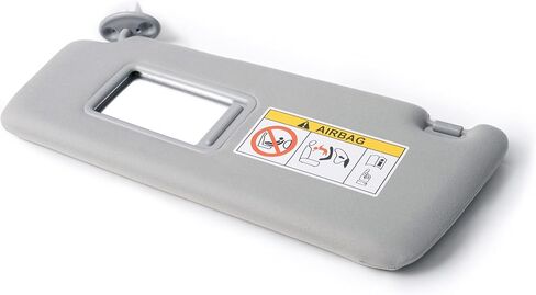 حاجب الشمس من جانب السائق متوافق مع Lexus GX460 2010-2023 4.6L V8 حاجب الشمس الأمامي الأيسر مع مرآة مكياج بدون إضاءة يحل محل 74320-60D22-A0 7432060D22A0 رمادي in Kuwait