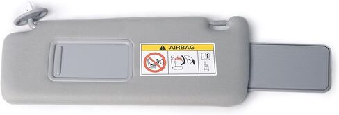 حاجب الشمس من جانب السائق متوافق مع Lexus GX460 2010-2023 4.6L V8 حاجب الشمس الأمامي الأيسر مع مرآة مكياج بدون إضاءة يحل محل 74320-60D22-A0 7432060D22A0 رمادي in Kuwait