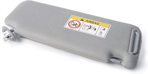 حاجب الشمس من جانب السائق متوافق مع Lexus GX460 2010-2023 4.6L V8 حاجب الشمس الأمامي الأيسر مع مرآة مكياج بدون إضاءة يحل محل 74320-60D22-A0 7432060D22A0 رمادي in Kuwait