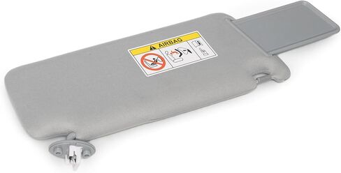 حاجب الشمس من جانب السائق متوافق مع Lexus GX460 2010-2023 4.6L V8 حاجب الشمس الأمامي الأيسر مع مرآة مكياج بدون إضاءة يحل محل 74320-60D22-A0 7432060D22A0 رمادي in Kuwait