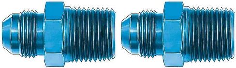 Aeroquip FCM2009 الألومنيوم المؤكسد الأزرق -10AN إلى 1/2 "NPT تركيب الأنابيب in Kuwait