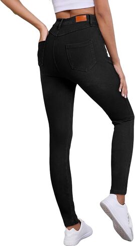 Sidefeel Jeggings for Women High Waisted Tummy Control Skinny Jeans Stretchy Butt Lifting Knit Denim Pants in Saudi Arabia