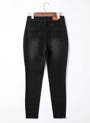 Sidefeel Jeggings for Women High Waisted Tummy Control Skinny Jeans Stretchy Butt Lifting Knit Denim Pants in Saudi Arabia