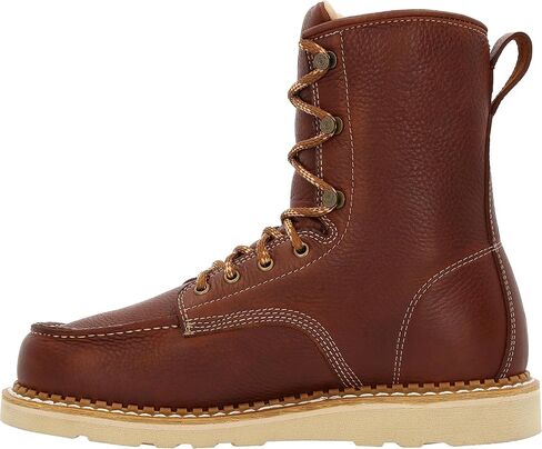 حذاء عمل GEORGIA BOOT Wedge Moc Toe، بني، مقاس 14 (M) in Saudi Arabia