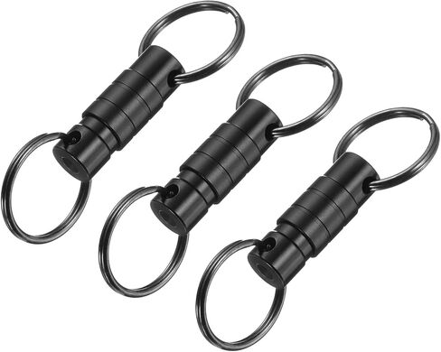 PATIKIL Quick Release Keychain, Detachable Pull Apart Key Rings Clip Spring Split Snap Separate Keychains Lock Holder in Saudi Arabia