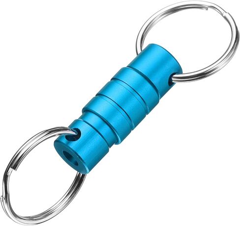 PATIKIL Quick Release Keychain, Detachable Pull Apart Key Rings Clip Spring Split Snap Separate Keychains Lock Holder in Saudi Arabia