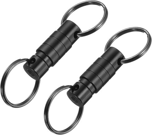 PATIKIL Quick Release Keychain, Detachable Pull Apart Key Rings Clip Spring Split Snap Separate Keychains Lock Holder in Saudi Arabia