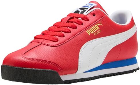 PUMA Roma 24 Standard Men's Sneaker, 9.5 D(M) US, Red-White in Saudi Arabia