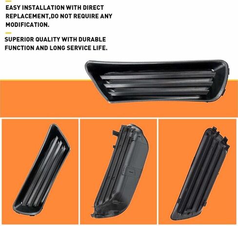 Pair Front Bumper Insert Fog Light Cover for 2007 2008-2009 Toyota Camry Left+Right Side TO2598103 TO2599103 Fog Lamp Trim Bezel Base Cover Cap in Saudi Arabia