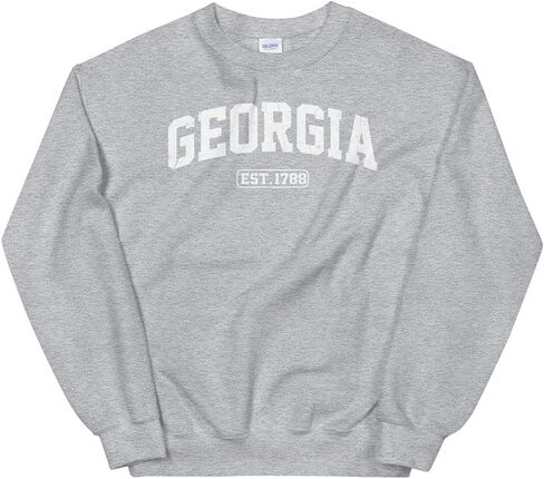 Georgia Vintage State Athletic Style Unisex Sweatshirt in Saudi Arabia