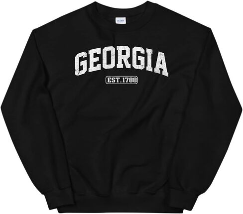 Georgia Vintage State Athletic Style Unisex Sweatshirt in Saudi Arabia