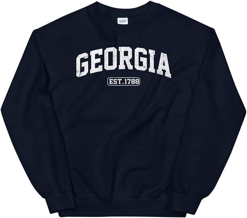 Georgia Vintage State Athletic Style Unisex Sweatshirt in Saudi Arabia