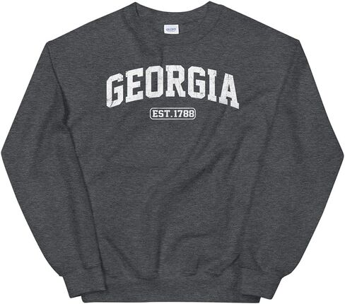 Georgia Vintage State Athletic Style Unisex Sweatshirt in Saudi Arabia