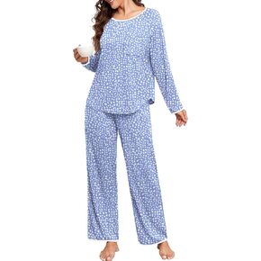 PrinStory Women 2025 Fall and Winter Pajamas Set Long Sleeve Ladies Pjs 2 Piece Pajama Lounge Sets in Saudi Arabia