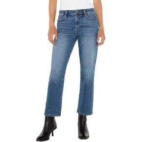 Womens Kennedy Mid-Rise Crop Straight Vintage Denim in Kuwait